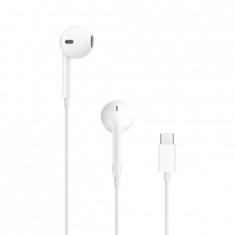 Apple EarPods MTJY3 Handsfree Ακουστικά με Βύσμα USB-C Λευκό