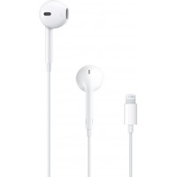 Apple EarPods Earbuds Handsfree Ακουστικά με Βύσμα Lightning Λευκό