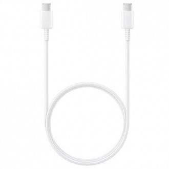 Samsung USB 2.0 Cable USB-C male - USB-C Λευκό 1m ep-da705bwegww