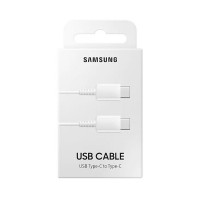 Samsung USB 2.0 Cable USB-C male - USB-C Λευκό 1m ep-da705bwegww
