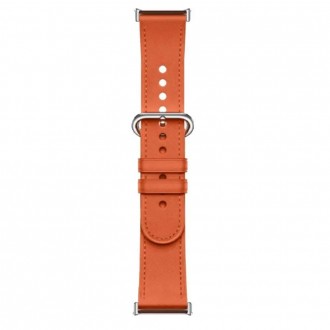 Xiaomi Leather Q-Release Strap 22mm Πορτοκαλί BHR8002GL
