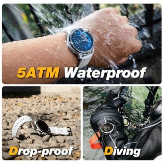 AGM Legion black smartwatch GPS/Bluetooth, 5 ATM, 300 mAh, MIL-STD-810, Ελληνικό μενού