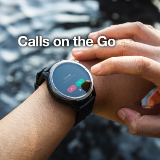 AGM Legion black smartwatch GPS/Bluetooth, 5 ATM, 300 mAh, MIL-STD-810, Ελληνικό μενού