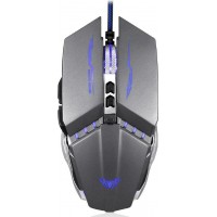 Aula Mountain S30 RGB Gaming Ποντίκι Ασημί