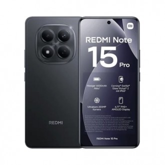 Xiaomi Redmi Note 15 Pro 4G Dual SIM (8/256GB) Μαύρο