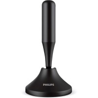 Philips SDV5300/GRS Κεραία τηλεόρασης HDTV/4K/UHF/VHF/FM εσωτερικού χώρου / αυτοκινήτου με ενισχυτή 24 db