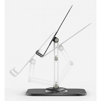 POWERTECH επιτραπέζια βάση για tablet PT-1494, περιστρεφόμενη, foldable, μαύρη