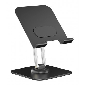 POWERTECH επιτραπέζια βάση για tablet PT-1494, περιστρεφόμενη, foldable, μαύρη