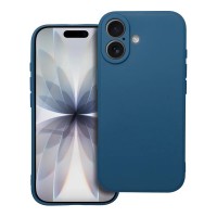 Θήκη Σιλικόνης Ματ για iPhone 17  σε Μπλε χρώμα