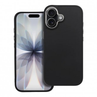 Θήκη Frame Σιλικόνης για iPhone 17  σε Μαύρο χρώμα