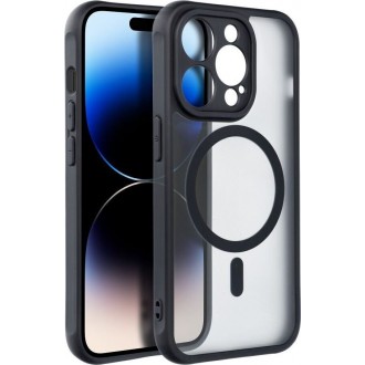 Θήκη Full Matte Mag Cover συμβατή με MagSafe για iPhone 17  σε Μαύρο χρώμα