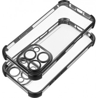 Αντικραδασμική Θήκη Σιλικόνης για iPhone 17 AIR με ηλεκτροστατική προστασία, μαύρη