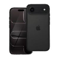 Θήκη AIR Matrix Διάφανη Σιλικόνης / Πλαστικό για iPhone 17 AIR Mαύρη