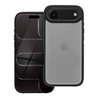 Θήκη AIR Neo Tempered Glass Διάφανη για iPhone 17 AIR σε Mαύρο χρώμα