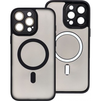 Θήκη Variete Mag Back Cover Tempered Glass Σιλικόνης / Πλαστικό  για iPhone 17 AIR Μαύρη