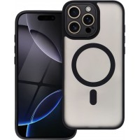 Θήκη Variete Mag Back Cover Tempered Glass Σιλικόνης / Πλαστικό  για iPhone 17 AIR Μαύρη