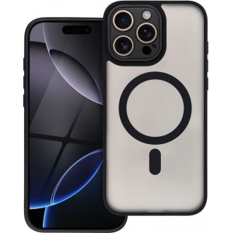 Θήκη Variete Mag Back Cover Tempered Glass Σιλικόνης / Πλαστικό  για iPhone 17 AIR Μαύρη