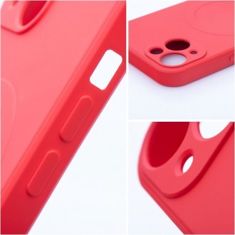 Θήκη Mag Cover Big Hole Back Cover Σιλικόνης για iPhone 17 PRO Κόκκινη