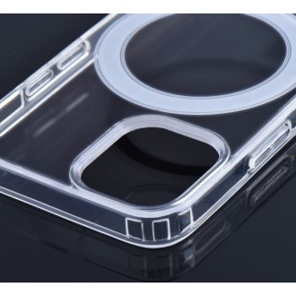 Θήκη Mag Cover Back Cover Πλαστικό / Σιλικόνης Διάφανη για iPhone 17 PRO Κόκκινη