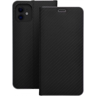 Θήκη Luna Book Μεταλλική  για Apple iPhone 17 Pro Max Μαύρη