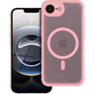 Θήκη Full Matte Mag Cover Back Cover Πλαστικό Ροζ για Iphone 16e