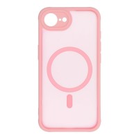 Θήκη Full Matte Mag Cover Back Cover Πλαστικό Ροζ για Iphone 16e