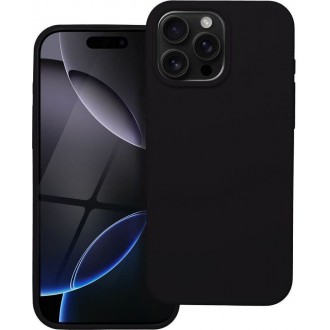 Θήκη σιλικόνης για iPhone 16 PRO MAX σε μαύρο χρώμα