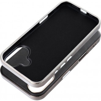 Θήκη Gentleman Mag Cover Back Cover Σιλικόνης / Πλαστικό Μαύρη για iPhone 16 Pro Max