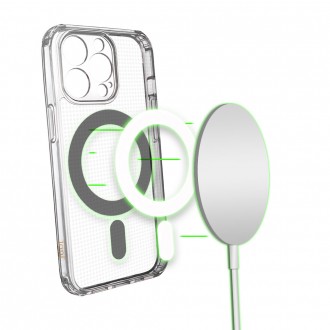 IDOL 1991 ΘΗΚΗ IPHONE 16 PRO MAX 6.9" MAGSAFE ANTISHOCK CLEAR AIR BACK COVER TPU FULL CAMERA PROTECTION ΔΙΑΦΑΝΗ