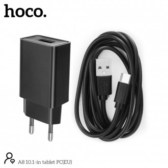 Tablet Hoco. A8 10,1" 6GB/128GB ΒΤ5.0 5000mAh 4G Ασημί με Θήκη Book