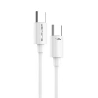 Καλώδιο Φόρτισης WK WDC-175 USB-C σε USB-C PD 120W 1.2m Λευκό