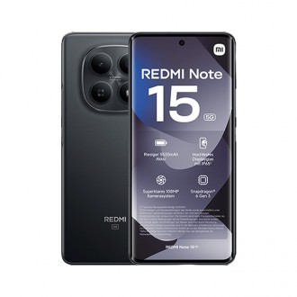 Xiaomi Redmi Note 15 NFC 5G Dual SIM 6/128GB Μαύρο