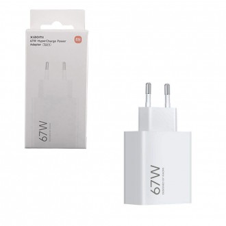 TRAVEL XIAOMI BHR07SKEU HYPERCHARGE USB A 5V/3A 20V/3.35A 67W WHITE PACKING OR