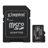 Κάρτα Μνήμης Kingston Canvas Select Plus+ MicroSDXC 128GB Class 10 με SD Adapter έως 150MB/s SDCS3/128GB