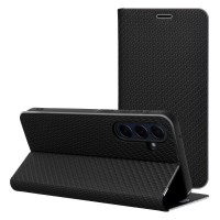 Θήκη Luna Book Μεταλλικό Μαύρο για SAMSUNG A57 5G Θήκη Luna Book Μεταλλικό Μαύρο για SAMSUNG A57 5G