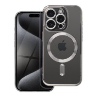 Θήκη Electro Mag Cover Back Cover Σιλικόνης Διάφανη Titanium για Samsung A57 5G