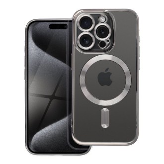Θήκη Electro Mag Cover Back Cover Σιλικόνης Διάφανη Titanium για Samsung A57 5G