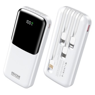 WK WP-65 Power Bank 10000mAh 22.5W Power Delivery Λευκό