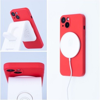 Θήκη Mag Cover Σιλικόνης Κόκκινη για iPhone 17 Θήκη Mag Cover Σιλικόνης Κόκκινη για iPhone 17