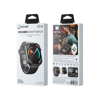 Smartwatch WK WH-08 Μαύρο Smartwatch WK WH-08 Μαύρο