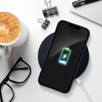 Μαλακή θήκη για iPhone 17 σε σκούρο μπλε χρώμα Μαλακή θήκη για iPhone 17 σε σκούρο μπλε χρώμα