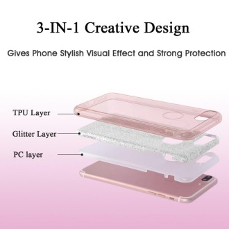 Θήκη Glitter για iPhone 17 Ρόζ Θήκη Glitter για iPhone 17 Ρόζ