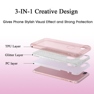 Θήκη Glitter για iPhone 17 Ασημί Θήκη Glitter για iPhone 17 Ασημί