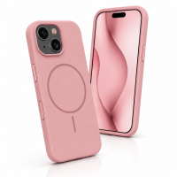 Θηκη Silicone Thin Mag case for iPhone 17 Ροζ