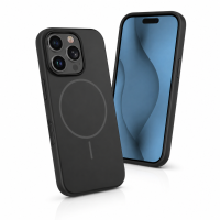 Θηκη Silicone Thin Mag case for iPhone 17 Μαυρη