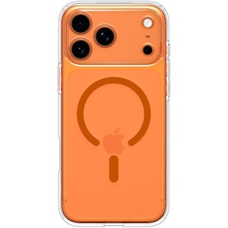 Θήκη Spigen Ultra Hybrid Magsafe για iPhone Apple 17 Pro Max Διάφανο-Πορτοκαλί Θήκη Spigen Ultra Hybrid Magsafe για iPhone Apple 17 Pro Max Διάφανο-Πορτοκαλί