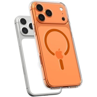 Θήκη Spigen Ultra Hybrid Magsafe για iPhone Apple 17 Pro Max Διάφανο-Πορτοκαλί Θήκη Spigen Ultra Hybrid Magsafe για iPhone Apple 17 Pro Max Διάφανο-Πορτοκαλί