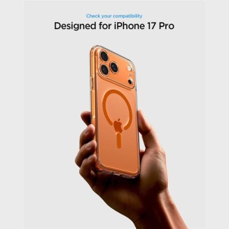 Θήκη Spigen Ultra Hybrid Magsafe για iPhone Apple 17 Pro Max Διάφανο-Πορτοκαλί Θήκη Spigen Ultra Hybrid Magsafe για iPhone Apple 17 Pro Max Διάφανο-Πορτοκαλί
