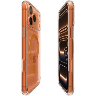 Θήκη Spigen Ultra Hybrid Magsafe για iPhone Apple 17 Pro Max Διάφανο-Πορτοκαλί Θήκη Spigen Ultra Hybrid Magsafe για iPhone Apple 17 Pro Max Διάφανο-Πορτοκαλί