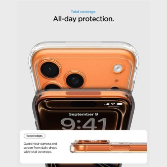 Θήκη Spigen Ultra Hybrid Magsafe για iPhone Apple 17 Pro Max Διάφανο-Πορτοκαλί Θήκη Spigen Ultra Hybrid Magsafe για iPhone Apple 17 Pro Max Διάφανο-Πορτοκαλί